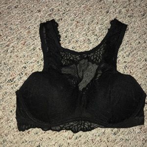 Mesh high rise bandeau